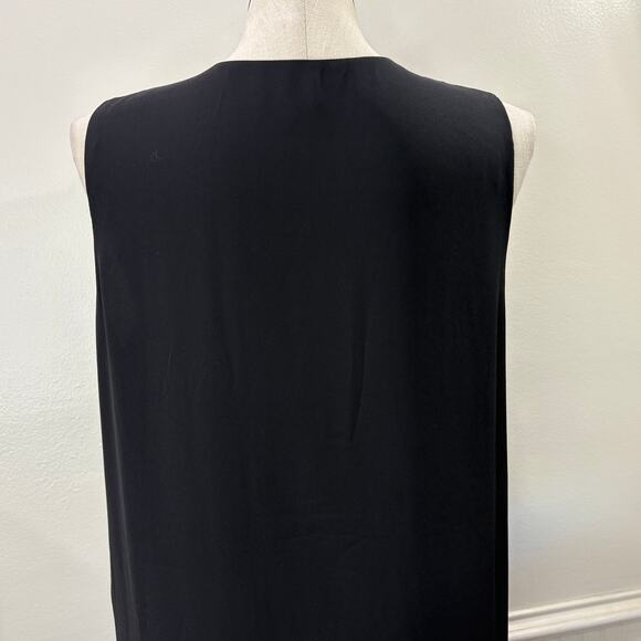 Who What Wear Plus Size XXL Shift Dress Sleeveless V Neck Lace Trim Whimsigoth - Picture 9 of 13